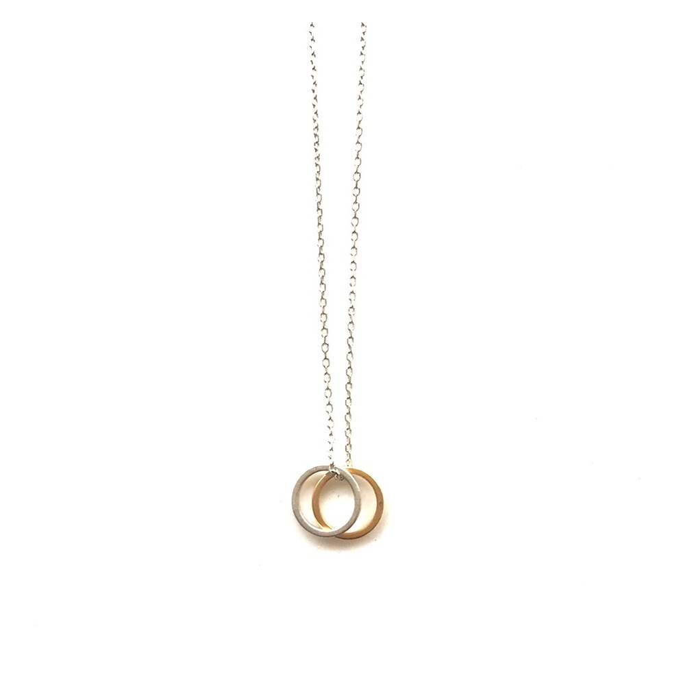 NWOT Silver & Gold necklace